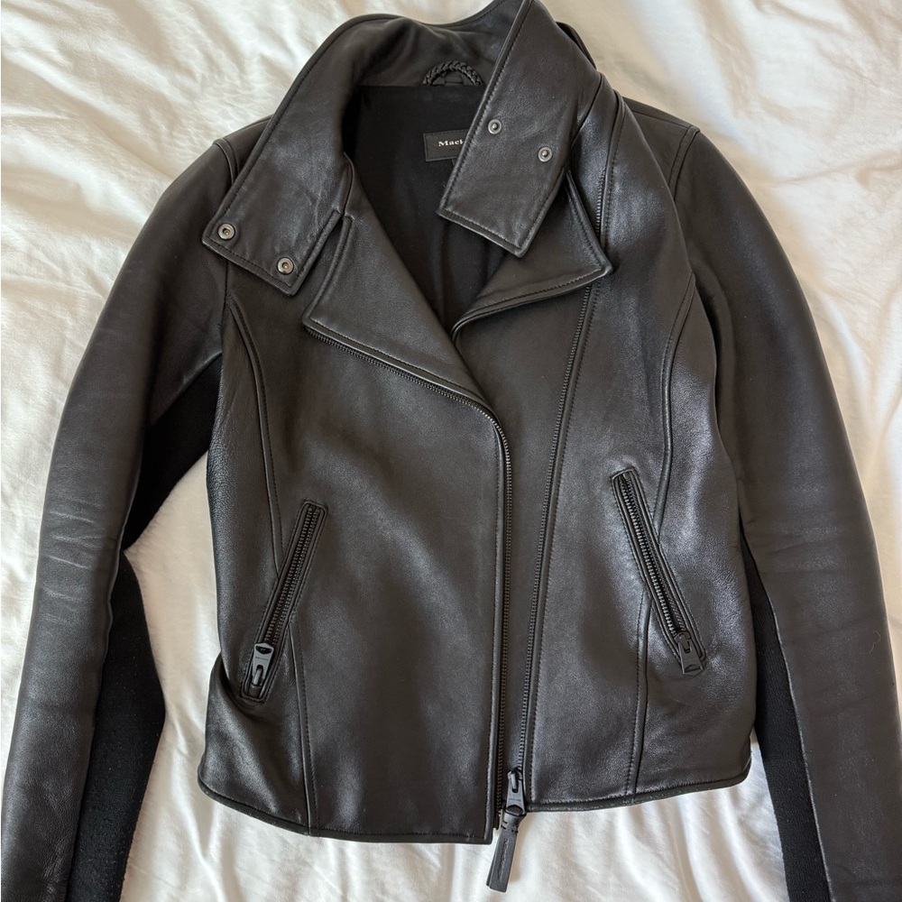 Mackage black Leather Jacket